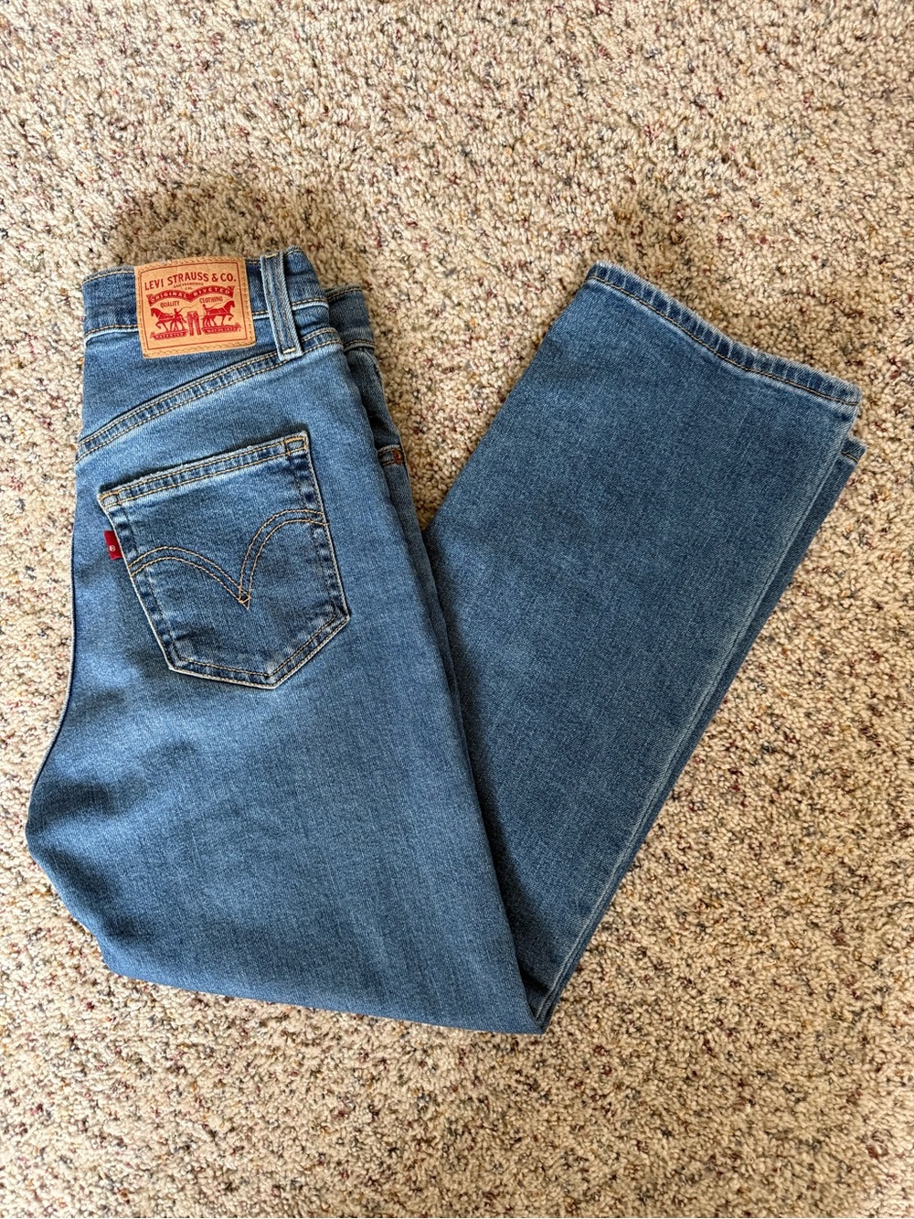 Levi's Women's Straight Leg Jeans - Blue Denim